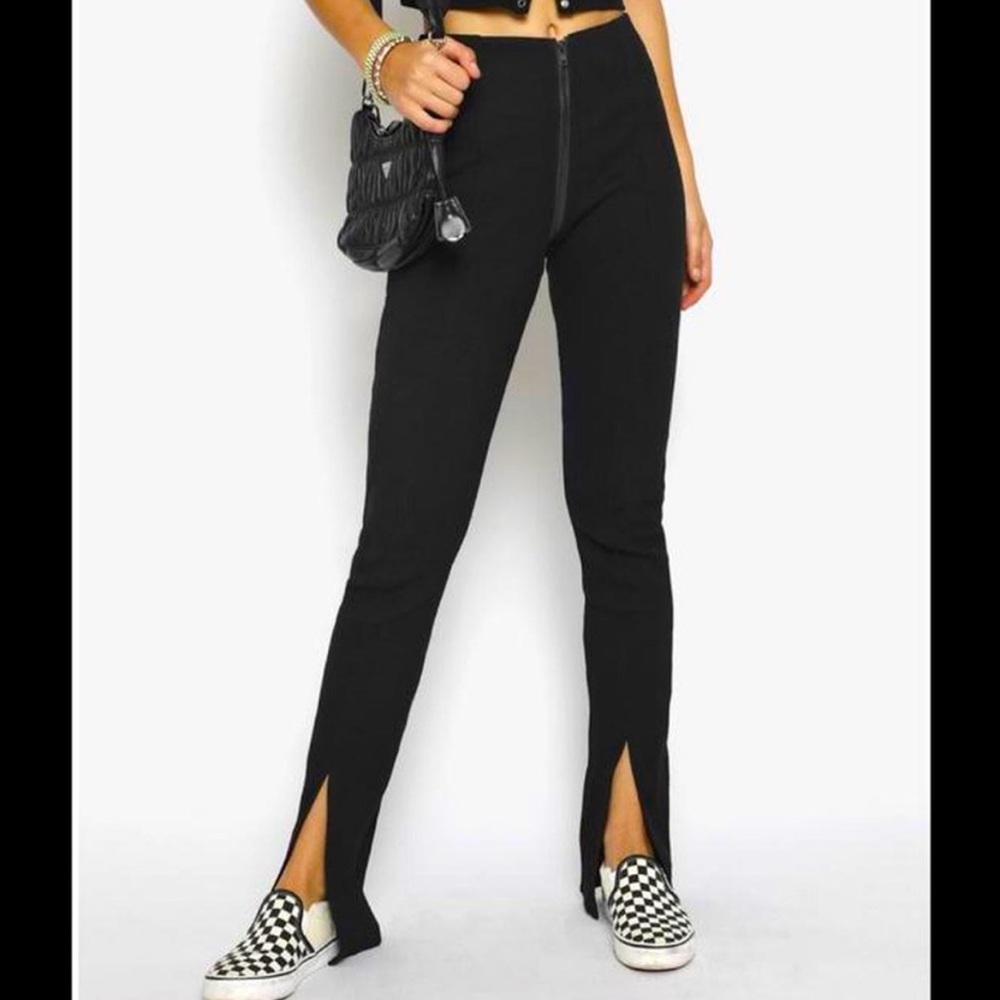 Tiger Mist Black Boot Cut Pants